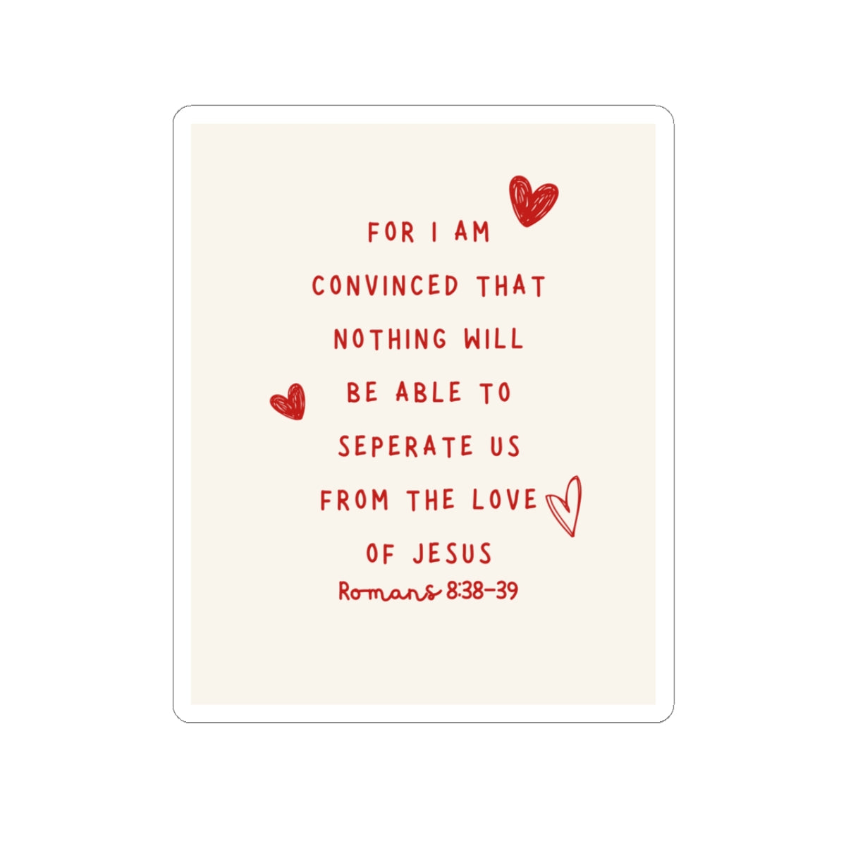 Unshakable Love Sticker