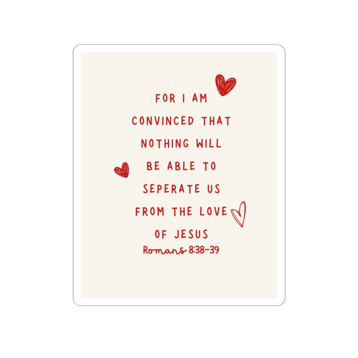 Unshakable Love Sticker